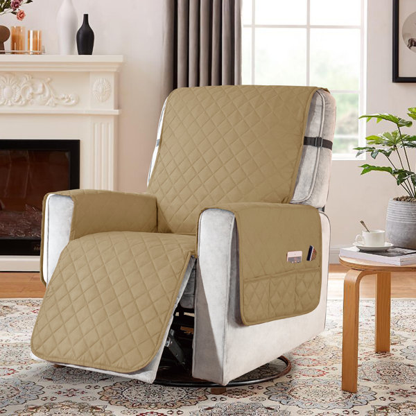Latitude Run® Reversible Box Cushion Recliner Slipcover & Reviews Wayfair Canada
